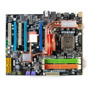 Placa de baza MSI P7N SLI PLATINUM, LGA 775, 4*DDR2, 3*PCIE, 2*PCI, IDE, E-SATA, LAN 1GB, FIREWIRE, S-ATA, SB 7.1, FSB 1333